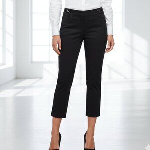 New York & Company 7th Avenue Black Size 4 Dress Cropped Capri Pant